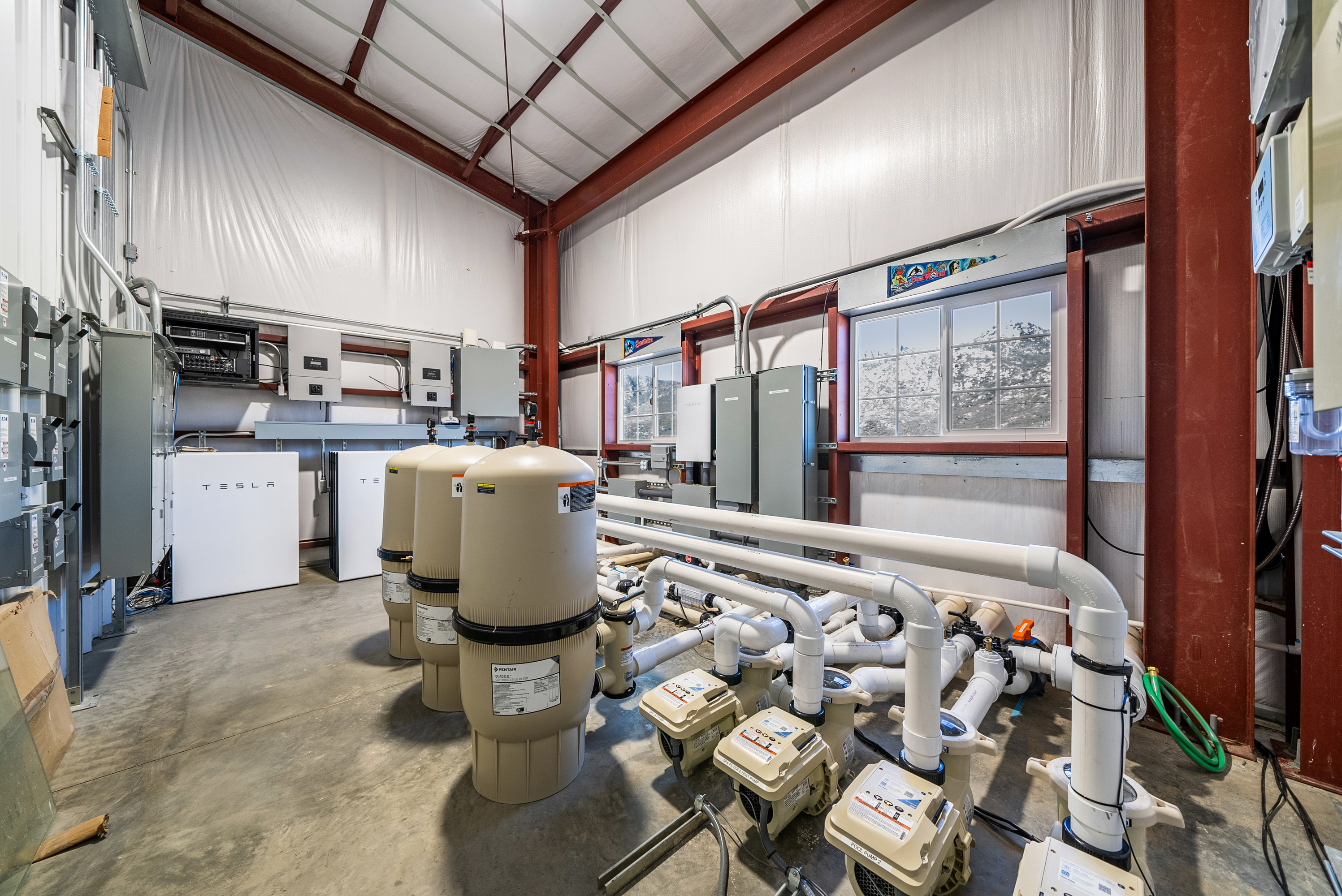 Tesla Powerwalls and off-grid solar infrastructure